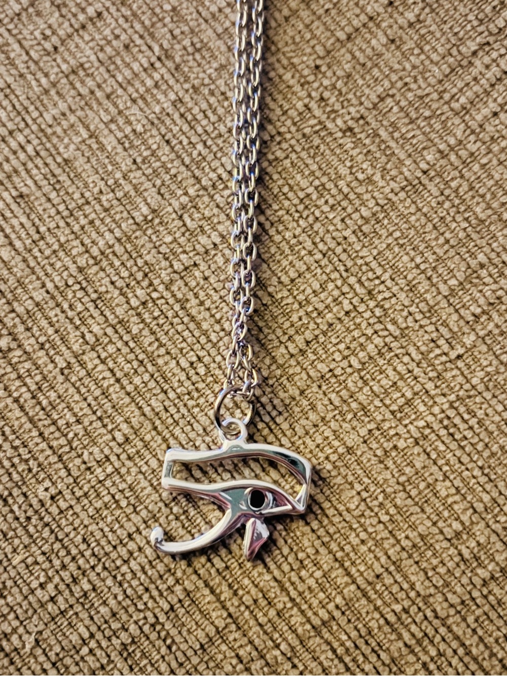 Silver Eye of Horus Pendant Necklace - Women Jewelry